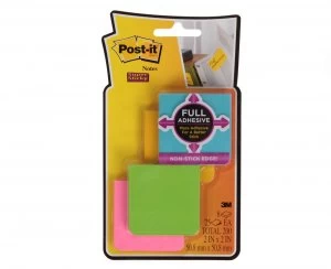Image of Post It Full Adhesive Assorted Pack of 8