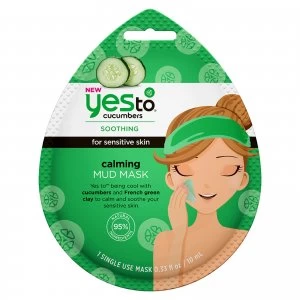 Image of yes to Cucumbers Calming Mud Mask 10ml