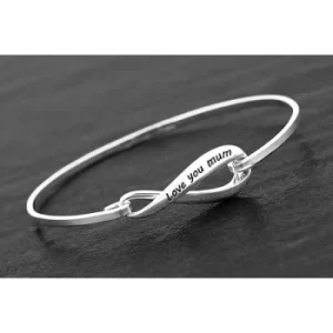 Image of Eternal Love Silver Plated Bangle Mum