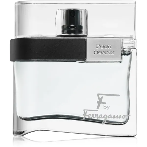 Image of Salvatore Ferragamo F by Ferragamo Black Eau de Toilette For Him 50ml