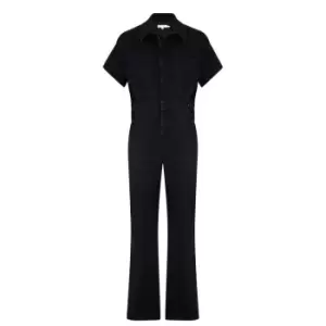 Image of GOOD AMERICAN Fit For Success Bootcut Jumpsuit - Black