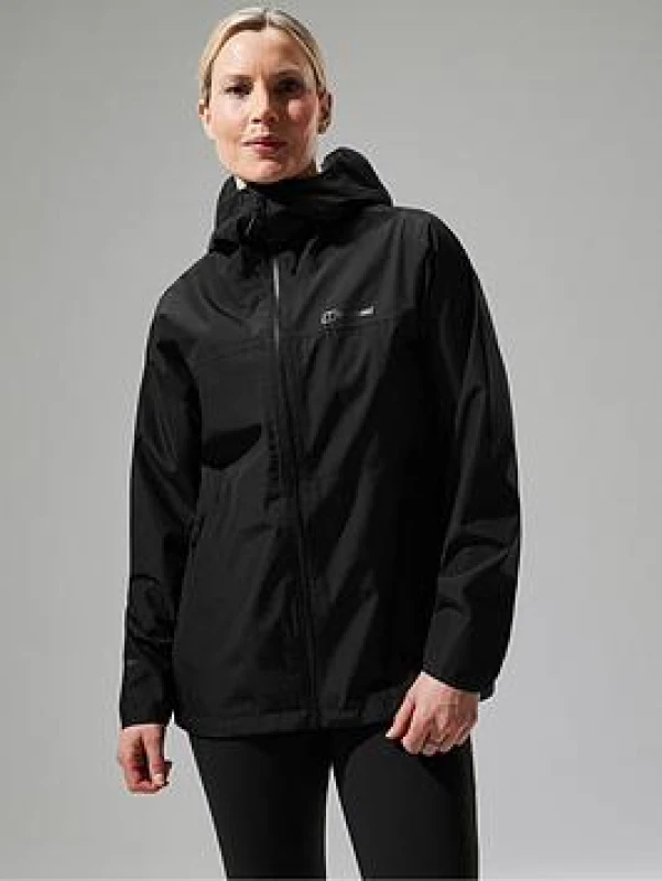 Image of Berghaus Womens Deluge Pro 3.0 Jacket - Black Size 16, Women Black WAEUK Female 16