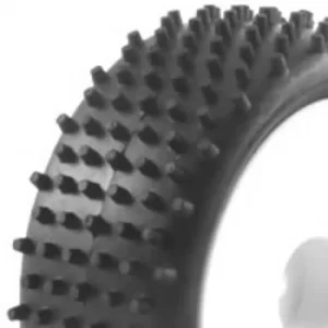 Image of Fastrax 1/10Th Mounted Buggy Tyres Lp 'Stub' Front