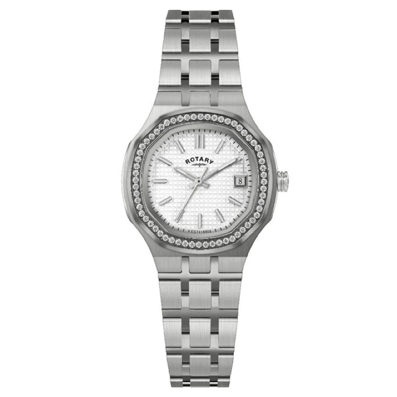 Image of Rotary RLB10013/01 Brilliance Stone Set Bracelet Watch - W64203