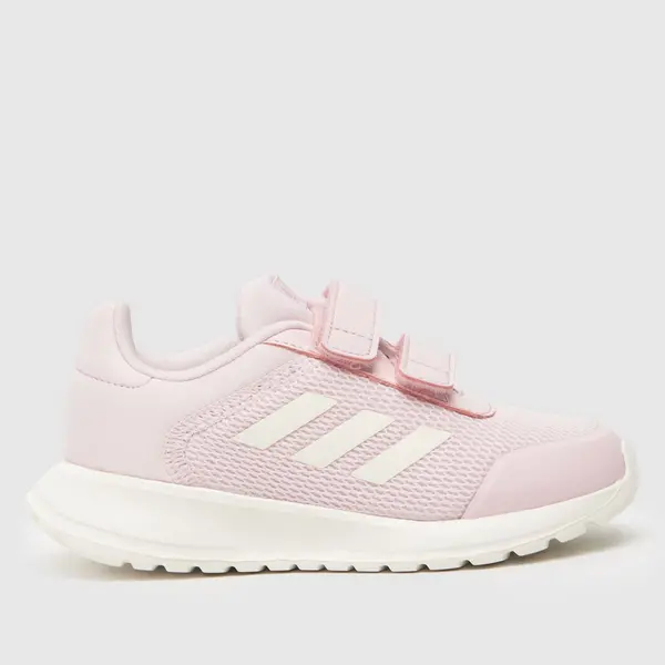 Image of adidas pale pink tensaur run 2.0 Girls Toddler trainers Pale Pink UK 7 (EU 24)