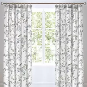 Image of Dreams & Drapes Dreams and Drapes Nora Blossom Curtains 66x72 - Green, Cotton