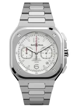 Image of Bell & Ross Watch BR 05 Chronograph White Hawk Bracelet Limited Edition