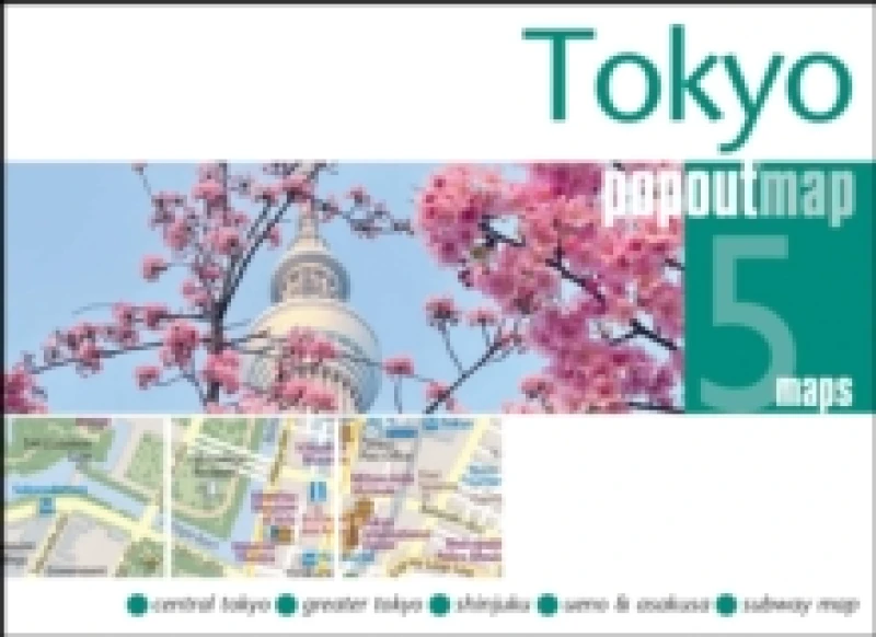 Image of Tokyo PopOut Map Sheet map, folded