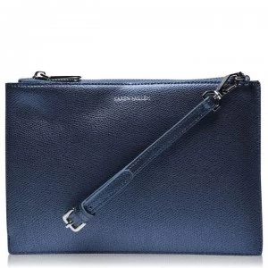 Image of Karen Millen Bennett Pouch - M/NIGHTMETAL410