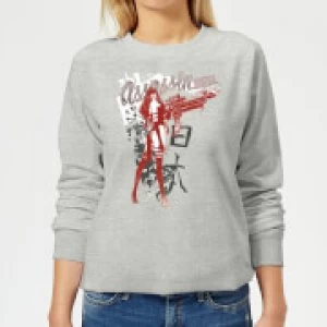Image of Marvel Knights Elektra Assassin Womens Sweatshirt - Grey - S