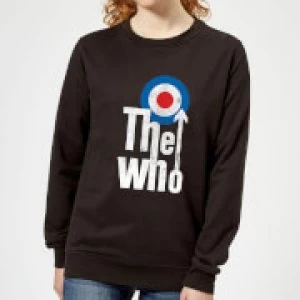 Image of The Who Target Logo Womens Sweatshirt - Black