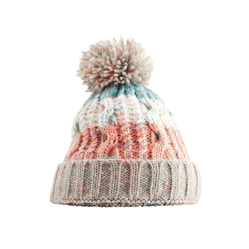Image of Beechfield Beechfield Men Corkscrew Beanie Multi One Size Male 5063425911165