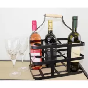 Image of Six Bottle Wine Holder or Carrier