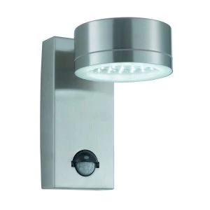 Image of LED Outdoor Wall Light Stainless Steel with Motion Sensor IP44