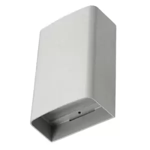 Image of Clous Outdoor LED Up & Down Flush Wall Light Urban Grey 16cm 1027lm 3000K IP65