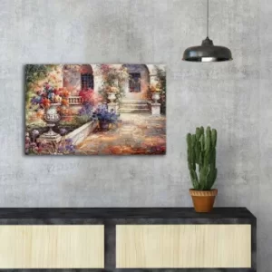 Image of FAMOUSART-018 Multicolor Decorative Canvas Painting