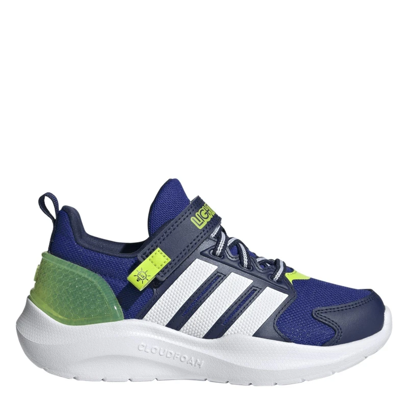 Image of adidas adidas Lightorama Light Up Shoes Childrens Lucid Blue male C10 (28)