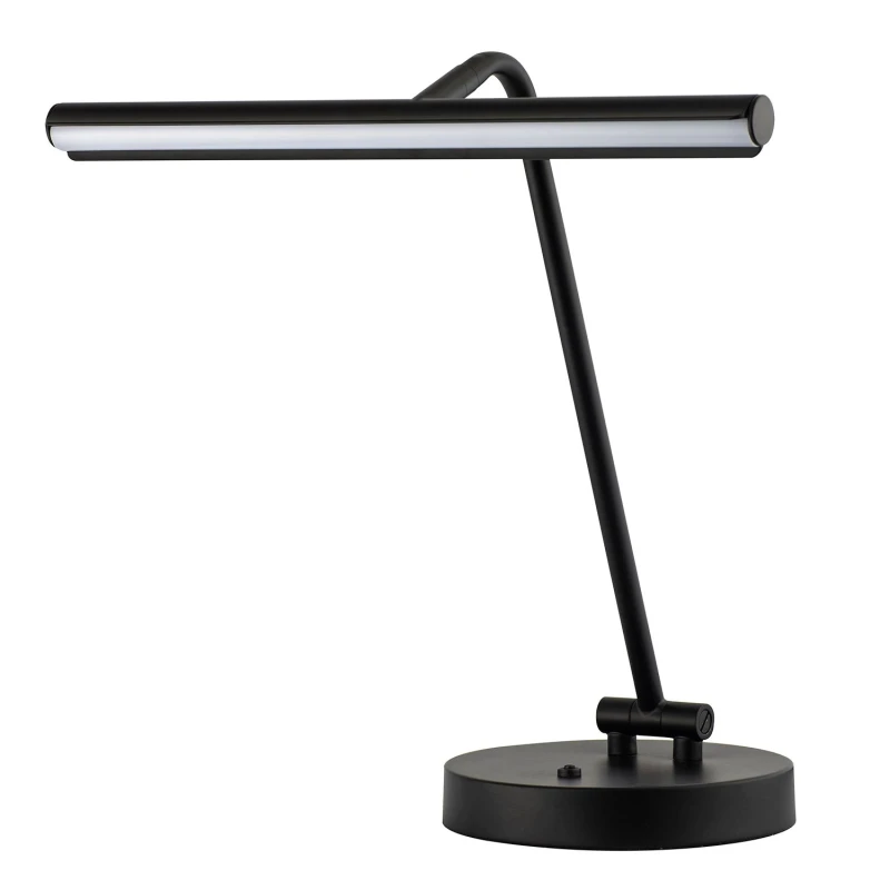Image of Happy Homewares Black LED Picture Light Desk Lamp with Touch Dimmer Black Unisex