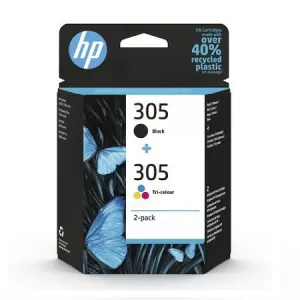 Image of HP 305XL Black and Tri Colour Ink Cartridge