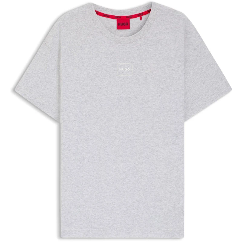 Image of Hugo Logo T-Shirt Light Grey 052 male X Large