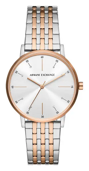 Image of Armani Exchange Two Toned Stainless Steel Bracelet Watch
