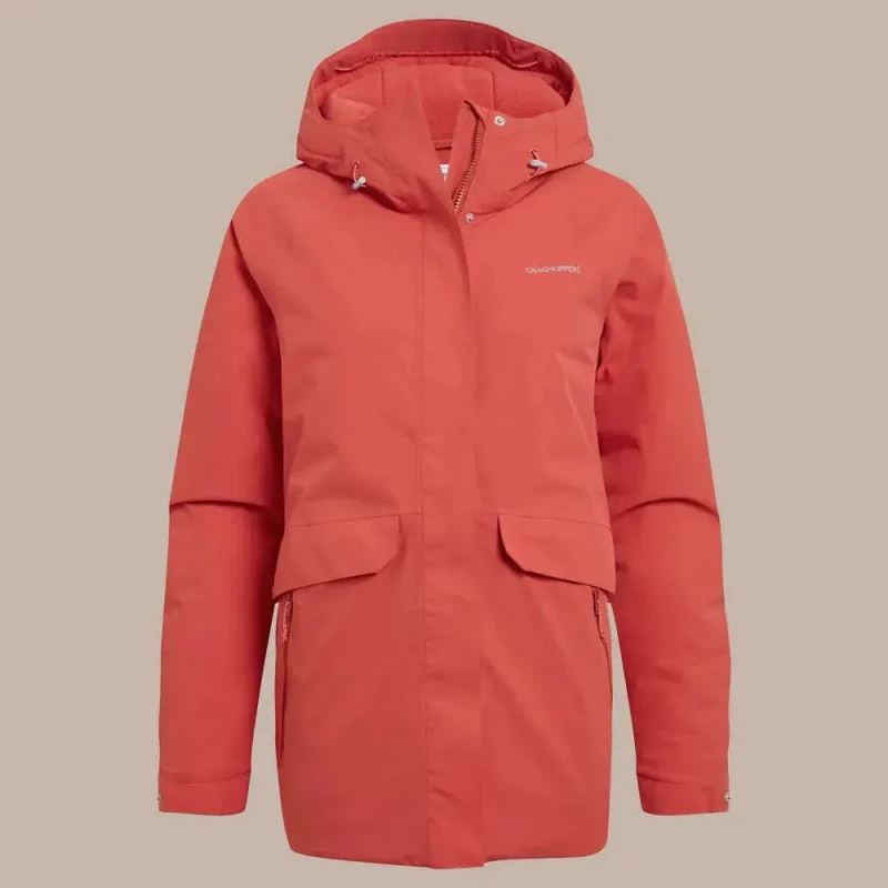 Image of Womens hiking jacket Craghoppers Caldbeck II Rouge Female 48