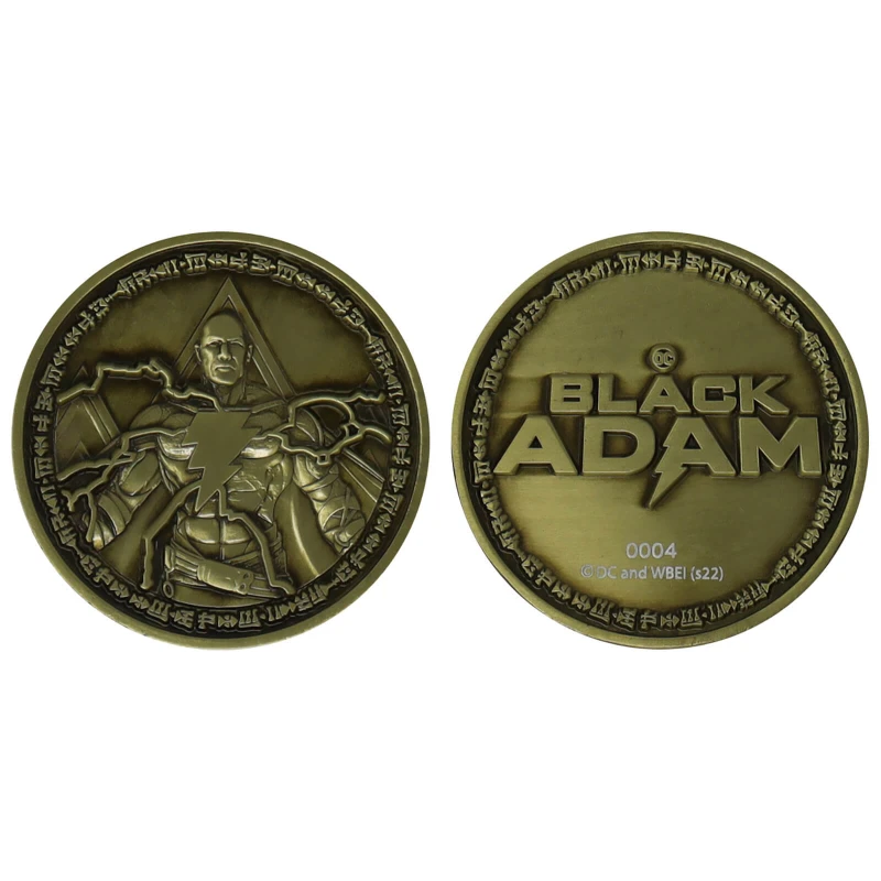 Image of Black Adam Limited Edition Collectible Coin Metallics unisex