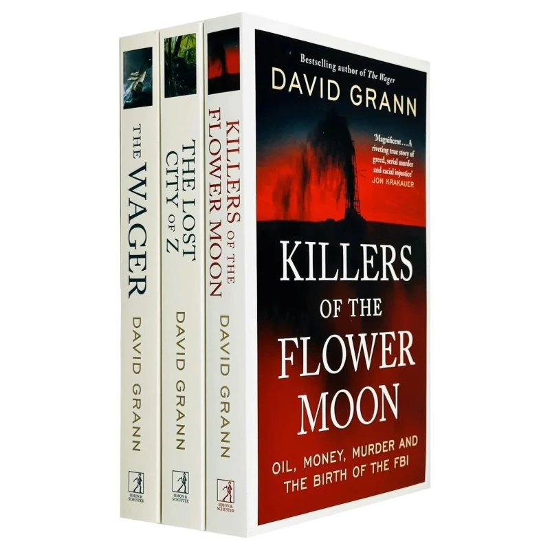 Image of David Grann 3-Book Collection Killers Of The Flower Moon Grehge lection Books