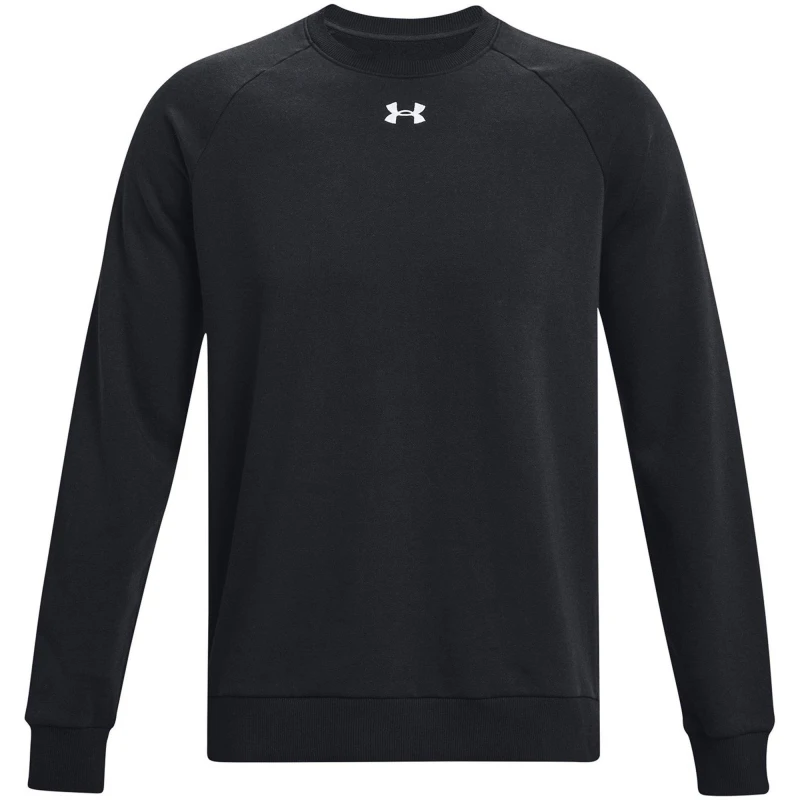 Image of Under Armour UA Rival Fleece Crew Mens Black male S