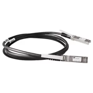 Image of HP 10G SFP+ to SFP+ 3m Direct Attach Copper. Cable length: 3m Connector 1: SFP+ Connector 2: SFP+