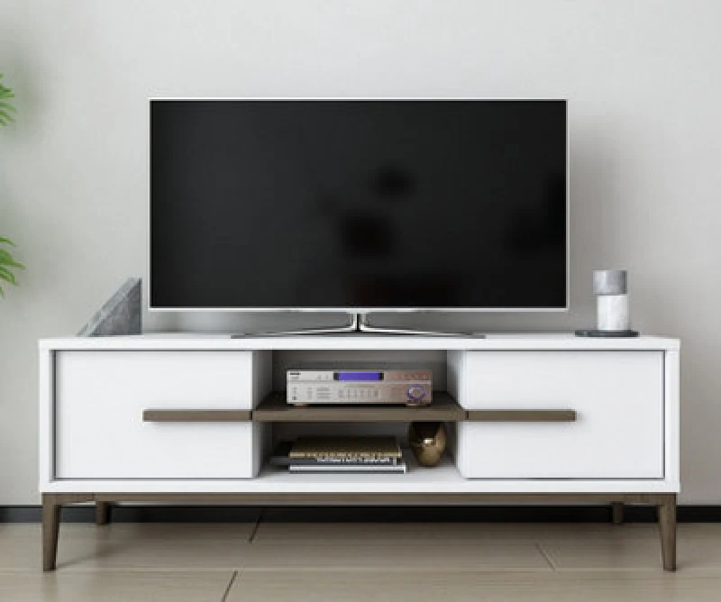 Image of Decorotika Eslem TV Stand TV Unit for TVs up to 55" White unisex
