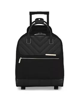 Image of Ted Baker Albany Eco Wheeled Business Trolley - Black