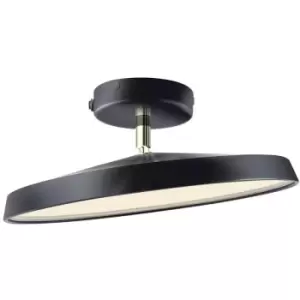 Image of Nordlux Kaito Integrated LED Semi Flush Light Black 3000K