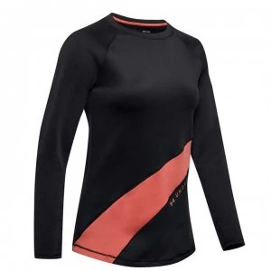 Image of Urban Armor Gear ColdGear Long Sleeve Graphic T Shirt Ladies - Black/Pink