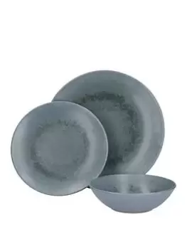 Image of Kitchencraft Mikasa Reactive Blue 12Pc Dinner Set