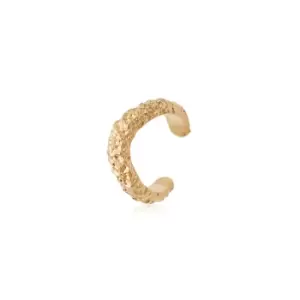 Image of Daisy London Jewellery 18ct Gold Plated Sterling Silver Isla Coral Cuff Earring 18Ct Gold Plate
