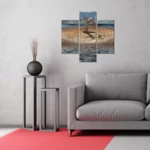 Image of 3MDF-026 Multicolor Decorative MDF Painting (3 Pieces)