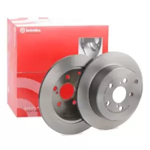 Image of PAIR PAINTED BREMBO BRAKE DISCS 08.A273.21