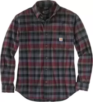 Image of Carhartt Hamilton Shirt, black-purple, Size 2XL, black-purple, Size 2XL