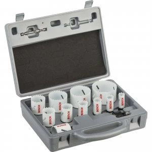 Image of Bosch 13 Piece Progressor HSS Bi Metal Hole Saw Set
