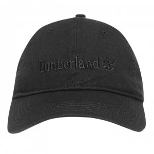 Image of Timberland Cotton Baseball Cap - Black