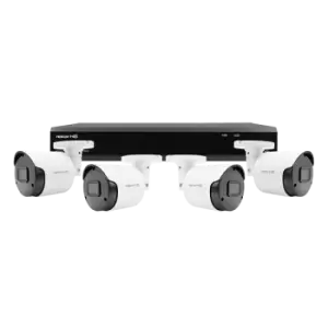 Image of ESP Rekor 4 Channel HD 1TB CCTV System with 4 Bullet Cameras White - RHD4KB4W1TB