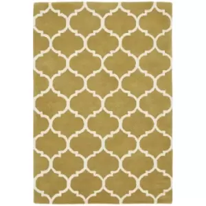 Image of Asiatic Carpets Albany Handtufted Rug Ogee Ochre - 120 x 170cm