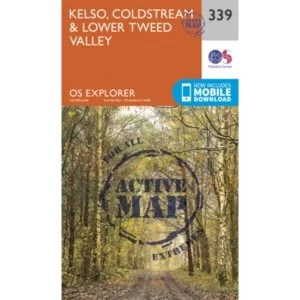 Image of Kelso, Coldstream and Lower Tweed Valley by Ordnance Survey (Sheet map, folded, 2015)