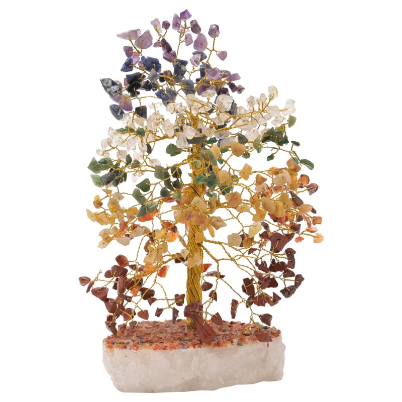 Image of Serenity Gemstone Tree - Multi Coloured Large Multi