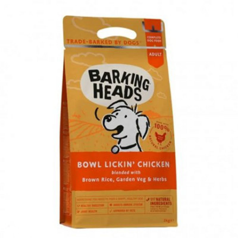 Image of Barking Heads All Hounder Bowl Lickin' Goodness Chicken Dry Dog Food, 12kg