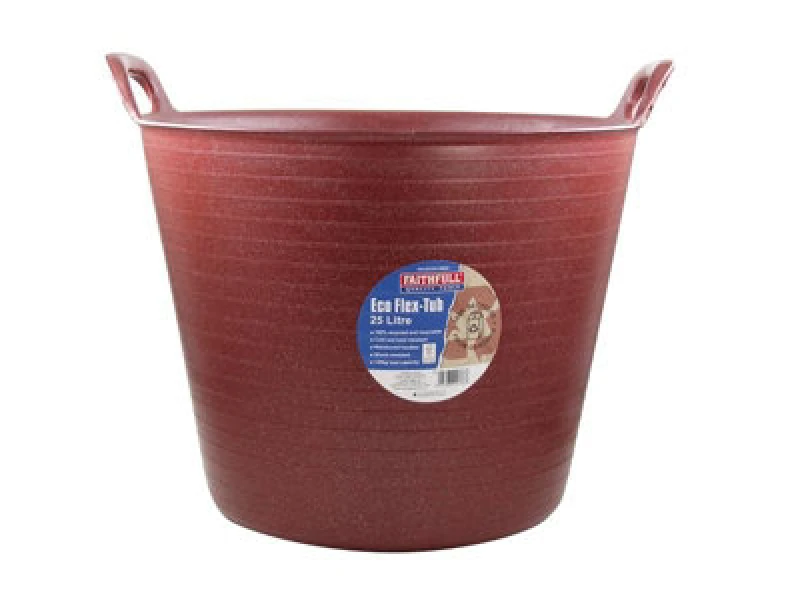 Image of Faithfull Eco Flex Tub FAIECOFLXR25 Volume: 25l