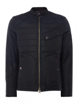 Image of Mens Barbour International Lee Quilt Jacket Blue