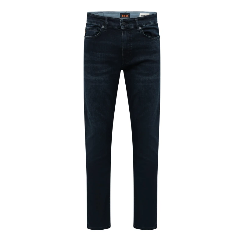 Image of Boss Mens Delaware Slim Fit Jeans Dark Blue male 30W R