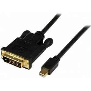 Image of 6 ft Mini DisplayPort to DVI Adapter Converter Cable Mini DP to DVI 1920x1200 Black